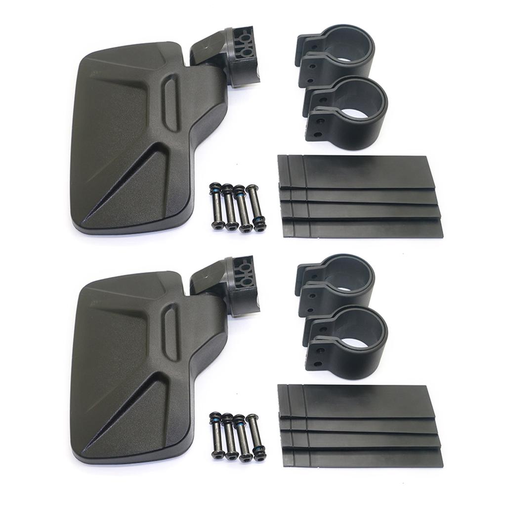 UTV Spiegelset, Weite hochauflösende UTV Rückspiegel mit 1,75-2 Zoll Halterung, passend für 1,75 Überrollbügel