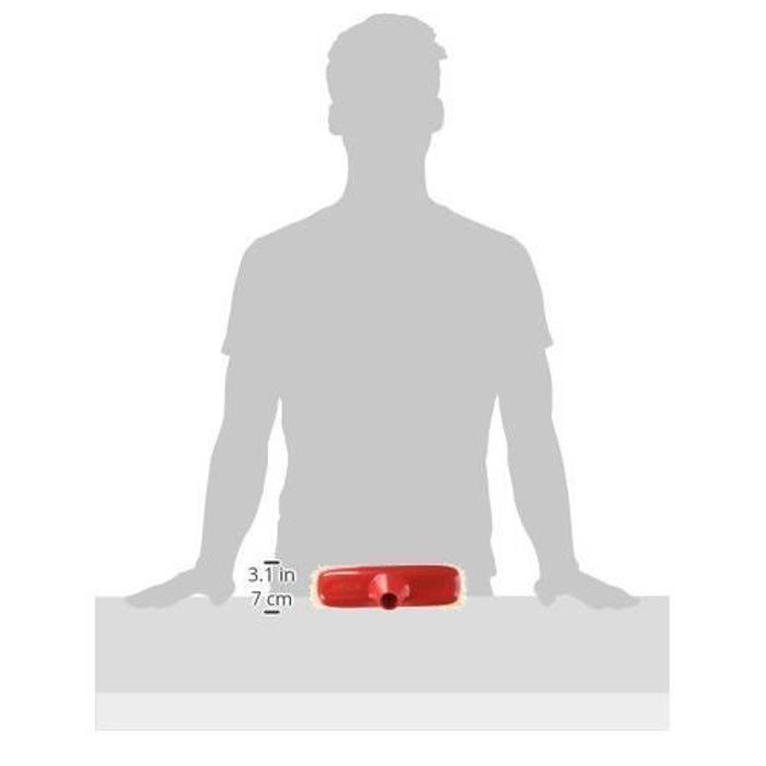 Vileda extra strong, balai brosse à récurer, poils dures, nettoyage extérieur intensif 24 x 7,5 x 10 cm