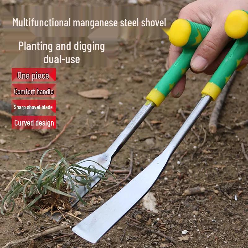 Gardening Iron Shovel: Shepherd's Purse & Garlic Sprouts Tool for Planting, Weeding, and Digging Wild Vegetables Outdoors