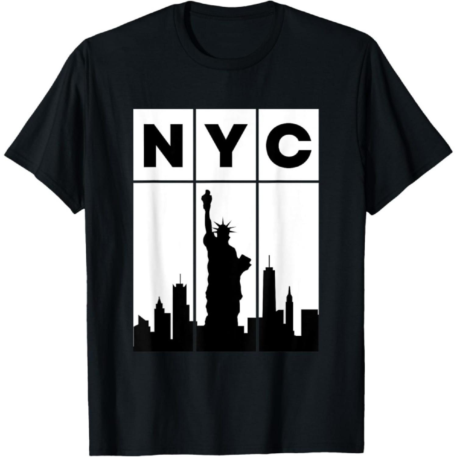 Футболка с изображением небоскребов Нью-Йорка NYC и Эмпайр-стейт-билдинг S
