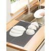 1pc Silicone Dish Drying Mat,Kitchen Utensil Drainage Mat Silicone Drain Pad For Kitchenwares And Tablewares