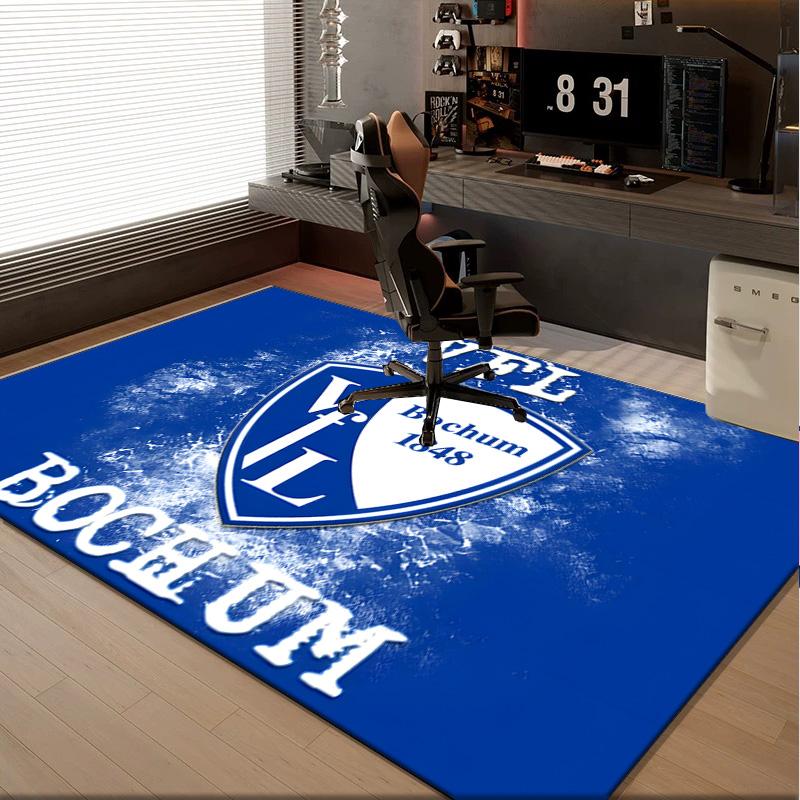 1PC rug Bochum Crest Carpet, Chair Rug,Area Rug for Office Bedroom living rooms bedroom, Doormat decor Christmas fan gifts
