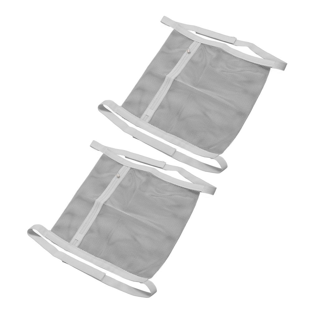 2PCS Sneaker Dryer Bag Reusable Sneaker Drying Mesh Bags Fine Net Laundry Bags with Zipper and Strap for Washing Machine