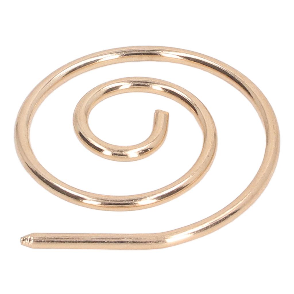 Agujas Circulares de Tejer en Espiral Acero Inoxidable Resistente a la Corrosión Punta Herramienta de Tejer para Tejedores