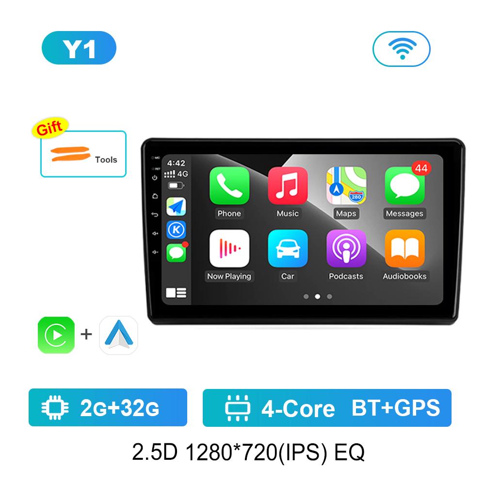 Car Video Multimedia Player Bluetooth Carplay for Hyundai Elantra 3 2003 - 2010 WiFi Android OS GPS Navi 2.5D Screen Auto Tools