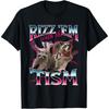 Autism Funny Rizz Em With The Tism Meme Autistic Raccoon T Shirt