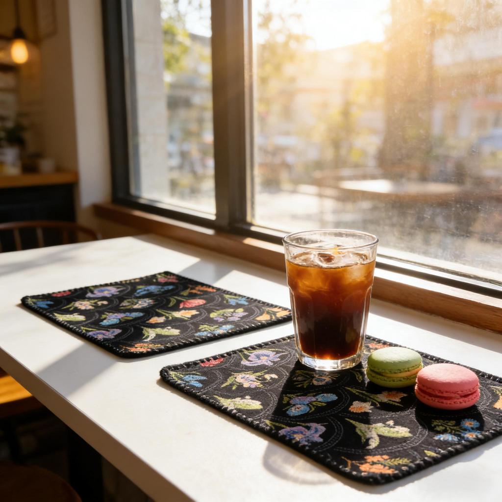 Washable 12x18 Inch Cotton Linen Table Mats Durable for Home Kitchen Restaurant Cafe Party Festival Wedding Decor Placemats