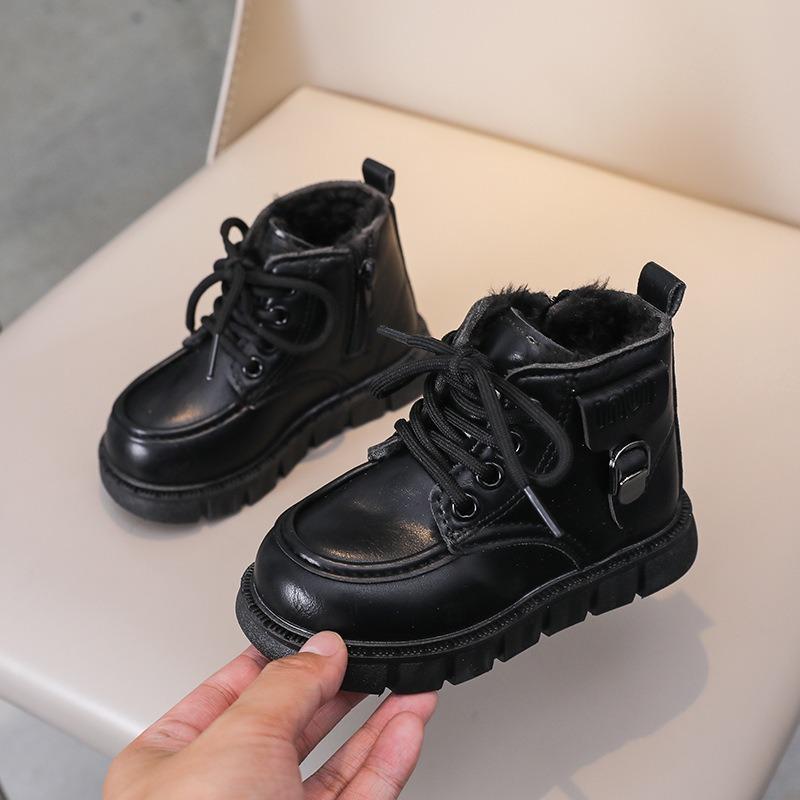 Elegant Kids Boots for Girls | Children's Martin Snow Boots, Fleece-Lined Warm Winter Boots for Toddlers Casual Kids Shoes