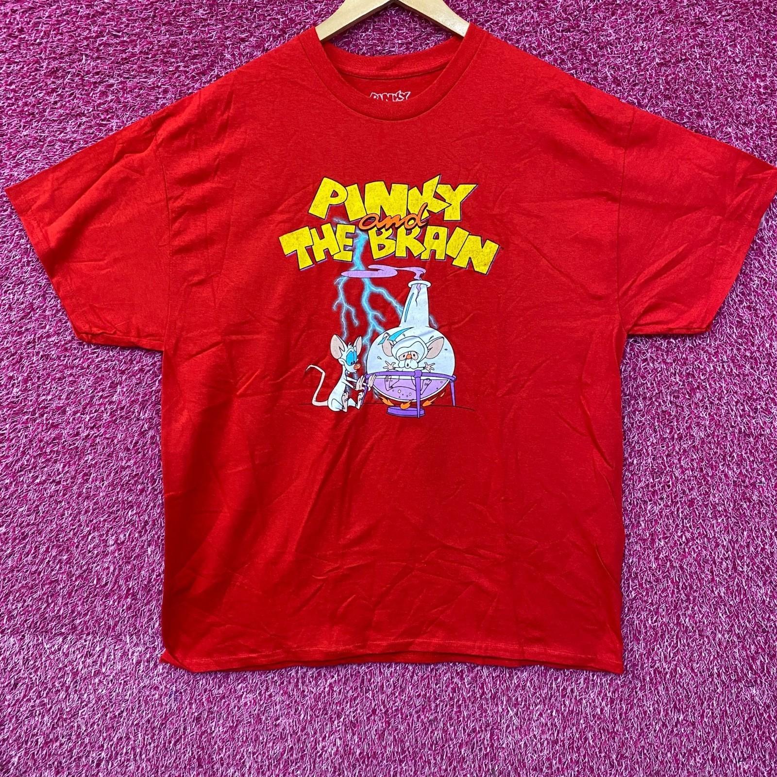 

Pinky and The Brain Cartoon Retro Graphic DesignT-Shirt Large M