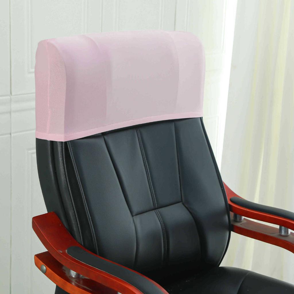 Elastic Boss Chair Headpillow Case Office Chair Cover Swivel Chair Headpillow Case Computer Chair Headpillow Seat Dustproof Head Cover