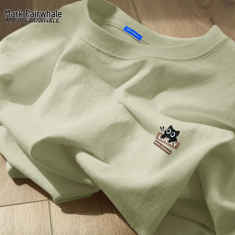 Mark Fairwhale Men's Lucky Cat Graphic Cotton T-Shirt