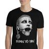 Born To Sin Satanic Metal Horror Gothic Goth Short-Sleeve Unisex T-Shirt