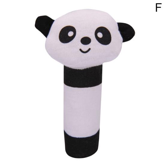 Baby Niedlichen Cartoon Form Weiche Hand Rassel mit Sound Greif Spielzeug Wiege Ornament