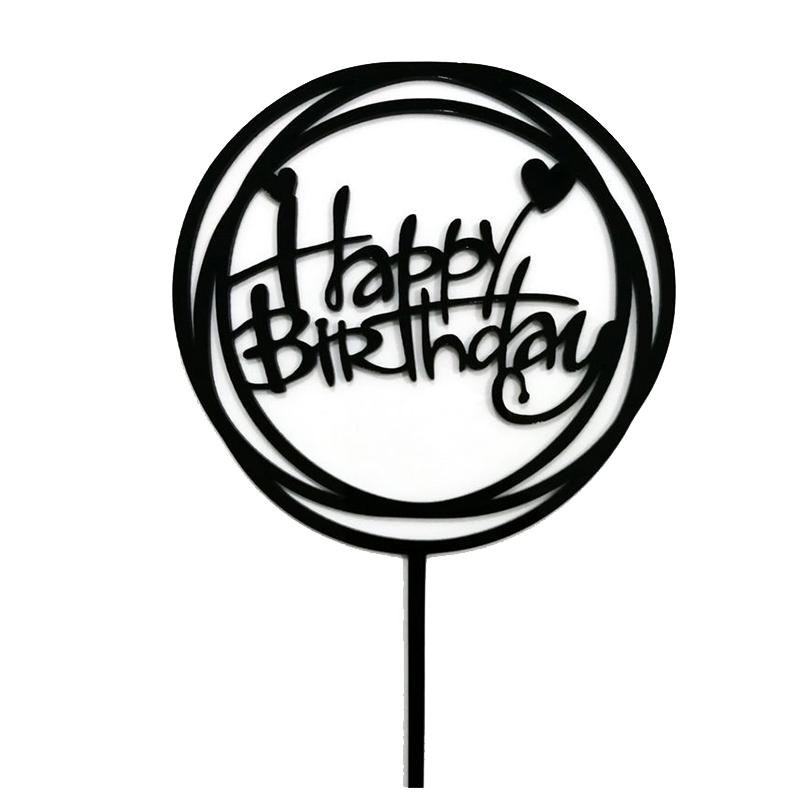 Happy Birthday Topper Cake Cupcake Toppers Cakes Kids Baby Shower Party Decoration