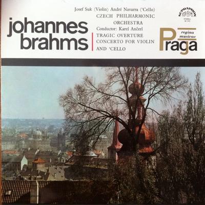 LP Record JOHANNES BRAHMS JOSEF SUK ANDR Tragic Overture Concerto For Viol SUAST50573 Supraphon Czech Repu Classical Used