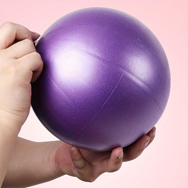 Mini fitness Pilates yoga ball, stability training, physical therapy and balance improvement, with inflatable straw