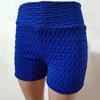 Pantaloncini sportivi da donna Elastico a vita alta Tinta unita Lacci Slim Fit Skinny Sopra il ginocchio Pantaloncini da ciclismo per yoga quotidiano morbidi e traspiranti