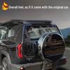 Deep Blue G318 Spare Tire Cover - Full Coverage Tailgate Protection & Off-road Decoration with Fan