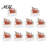 Christmas Gift Supplies 10 Pcs 3D Greeting Card, Cute Tree Santa Snowman Handwritten Holiday Notes Wreath Design Cards for Festive Messages,