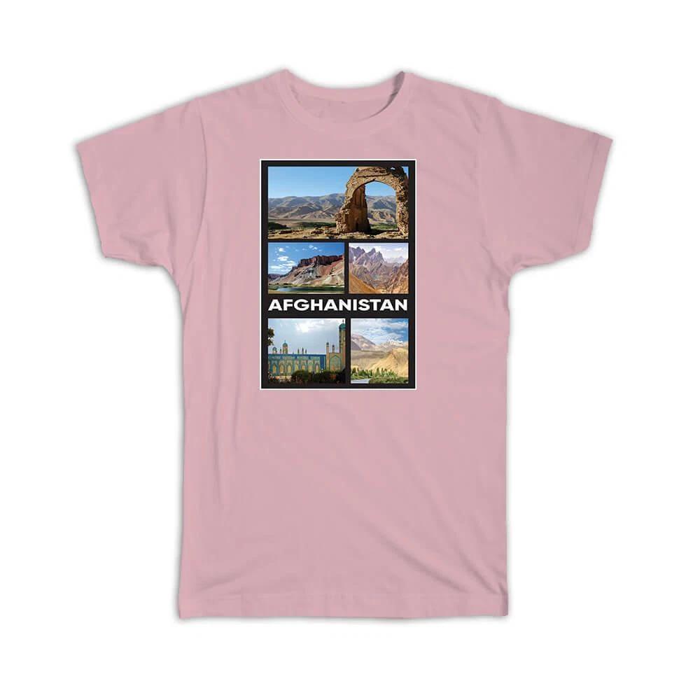 Gift T-Shirt : Afghanistan Scenery Afghan Expat Nature CIty Mosque XL