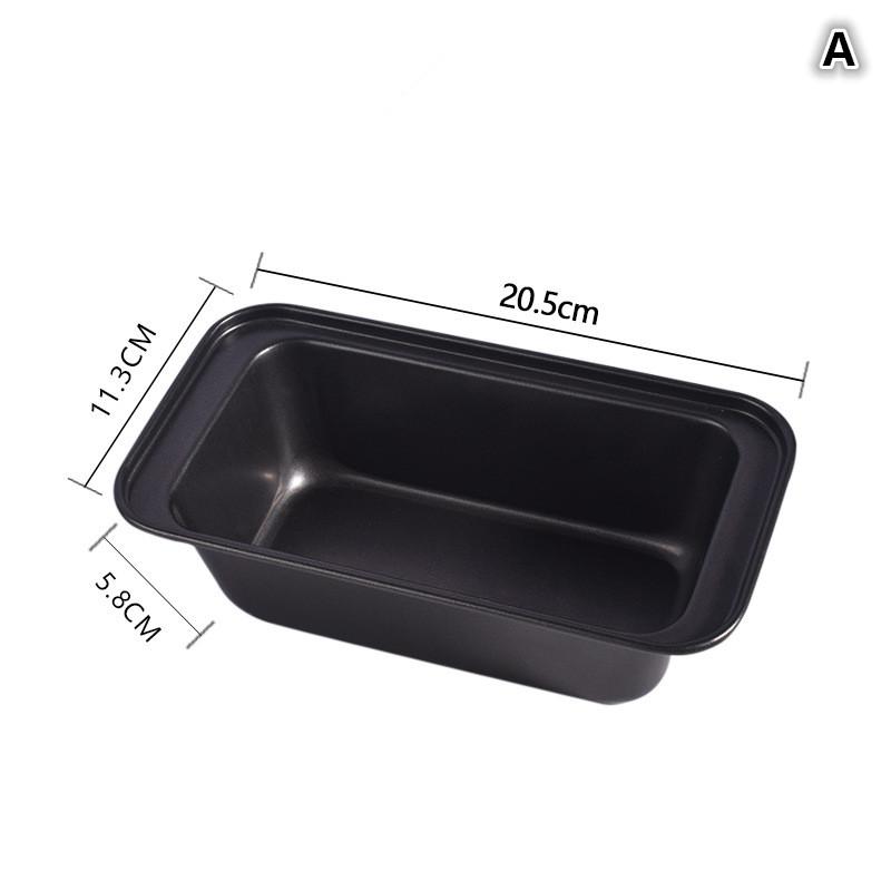 1 Stück rechteckige Antihaft-Kastenform Schwarz/Golden Kohlenstoffstahl zum Backen von hausgemachtem Brot Toast Brownies