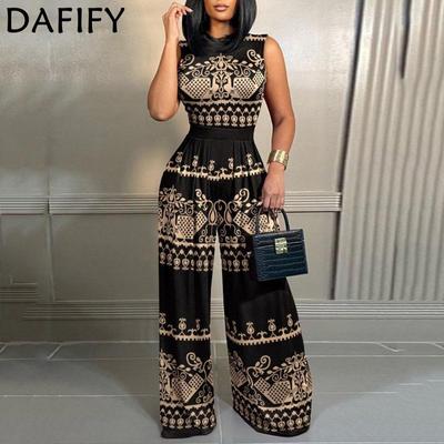 Women's Fashion Casual Summer Spring Sleeveless Middle Waistline Trousers Jumpsuits & Rompers
