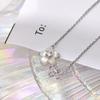 Sakura Shell Necklace: Spring/Summer Romantic Floral Collarbone Chain for Women - Light Luxury, Elegant & Sweet 2023 Style