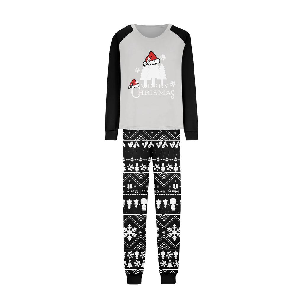 Druk Piżamy Słodki Zestaw Rodzinny, Ubrania Domowe, Zestaw Rodzinny Top z Długim Rękawem Spodnie