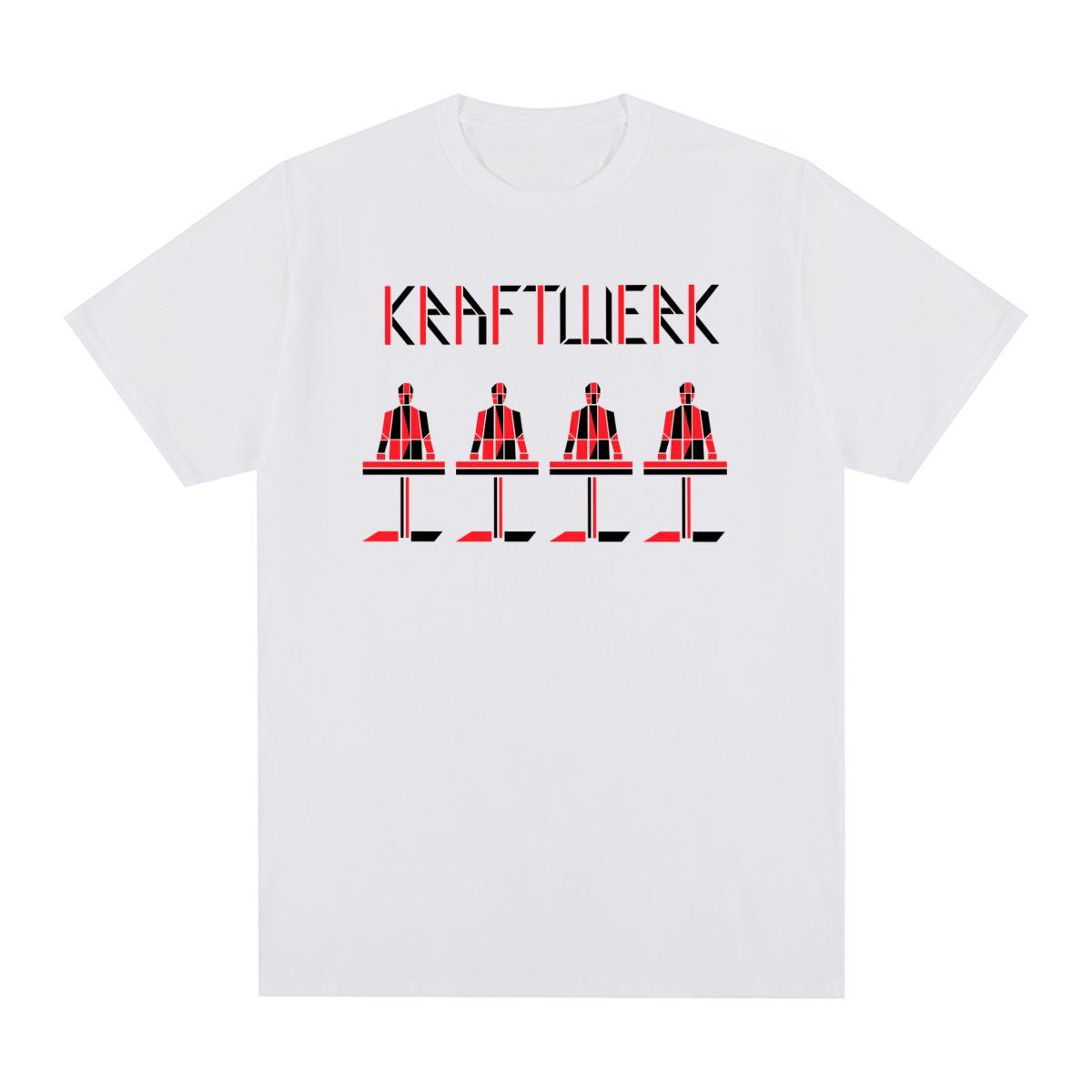 Kraftwerk Vintage Tshirt Electronic Krautrock Neu New Arrived Casual Graphic Cotton Unisex T Shirt New Tee Tshirt Unisexs Tops S