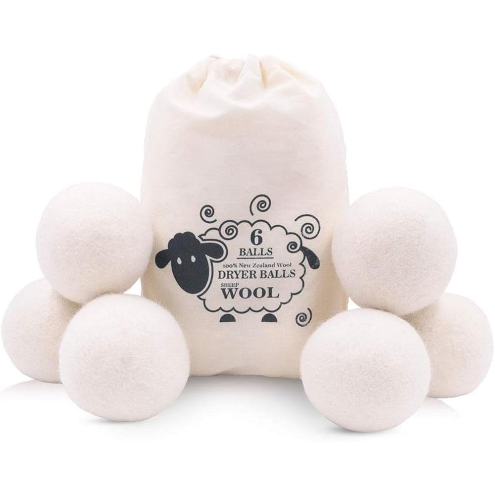 7cm Laundry Wool Dryer Balls For Dryer Natural Fabric Softener, Reusable, Reduces Clothing Wrinkles and Saves Drying Time
