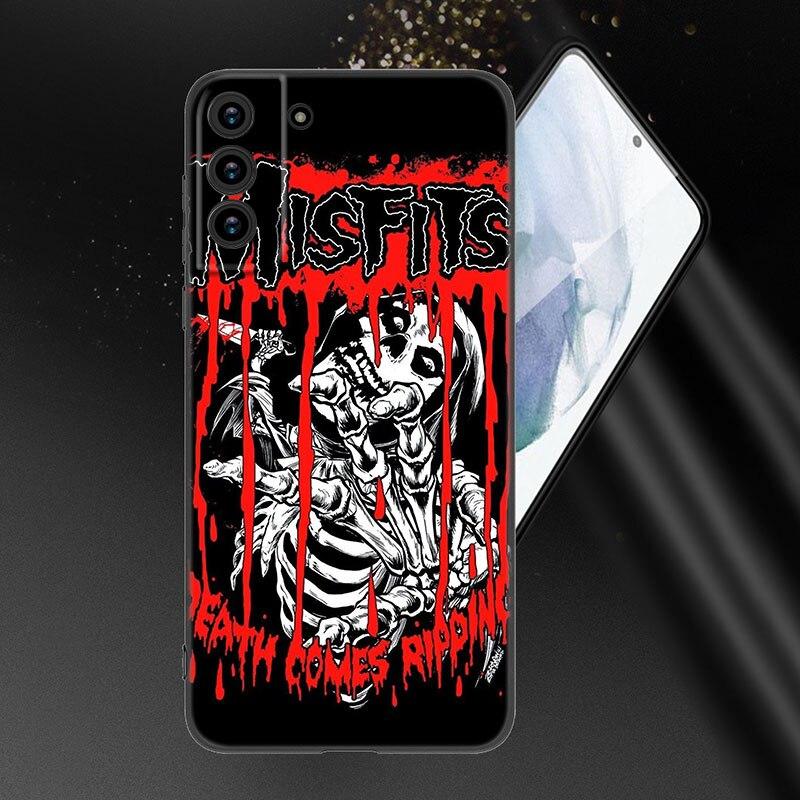 The Misfits Glenn Danzig Phone Case For Samsung Galaxy S20 S21 FE S22 Ultra S10 Lite S10E S9 S8 Plus S7 Edge Soft Black Cover