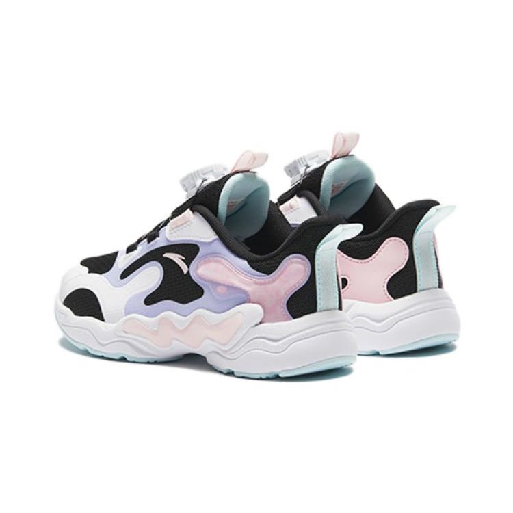 Anta Kids Shock Absorption Non-Slip Wear-Resistant Low-Top Running Shoes Kids sneaker Black 322349982-4