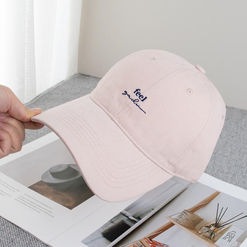 Summer Small Letter Feel Embroidered Baseball Cap Children Casual Face Small Versatile Cap