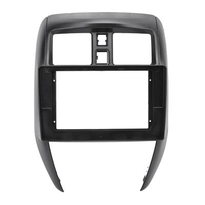 Navigation Panel Frame Black 10.1in 2Din Radio Stereo Dash Installation Mount Trim for Versa 2015 To 2019 No Power Cord