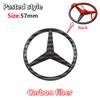 52mm 57mm Pins Sticker Car Steering Wheel Emblem Badge For Mercedes Benz C E S Class CLA CLS W212 W205 W204 Styling Accessories FK1