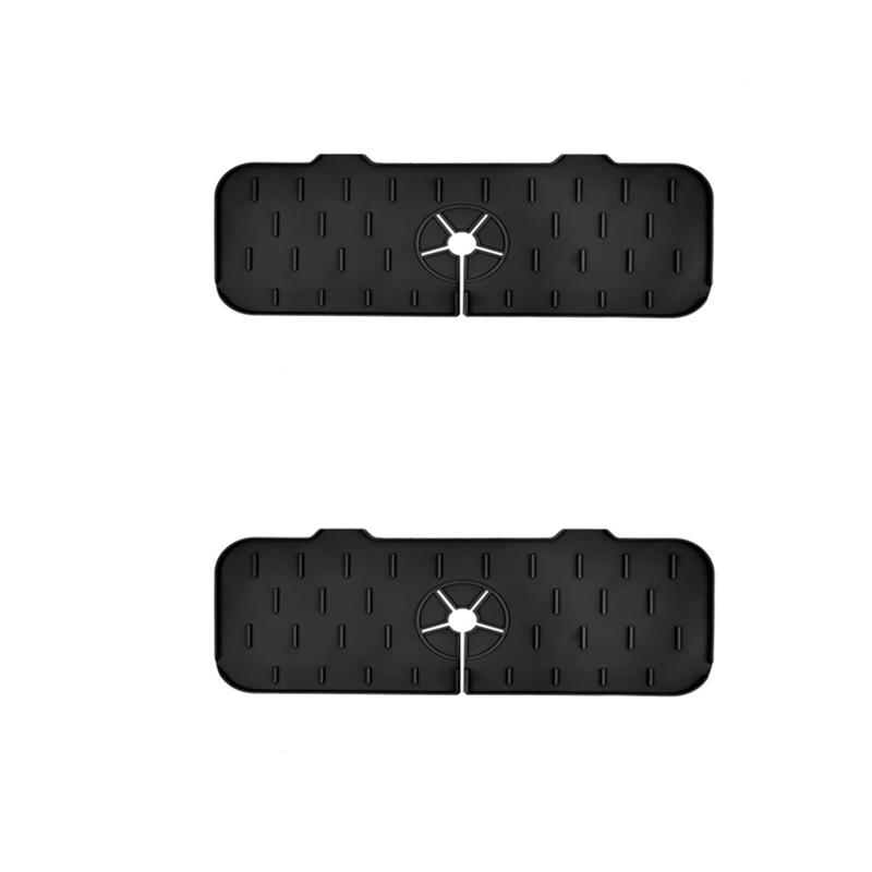 Kuchyňská silikonová podložka pod vodovodní baterie Vlnky na vodovodní baterie Vodovodní podložka Podložka na velké dřezy Ochranná podložka na pracovní desku Koupelnové doplňky