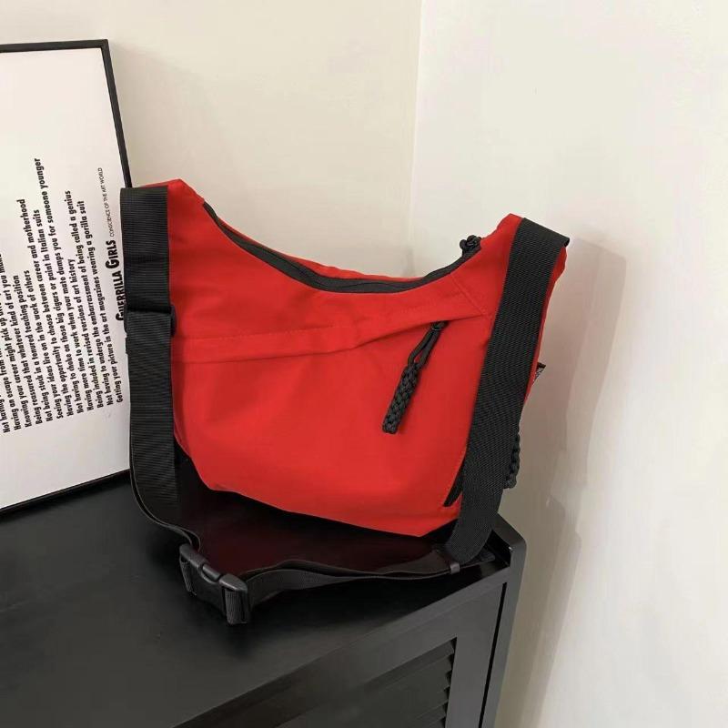 Fashion Casual Dumpling Bag Commuter Large Capacity Crossbody Bag Student Versatile Lightweight Class Shoulder Bag