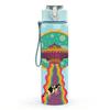 1PC Retro UFO Desert Scene 750ml Color Plastic Sports Water Bottle Leakproof Flip Straw Lid Suitable for Sports Office Home Use