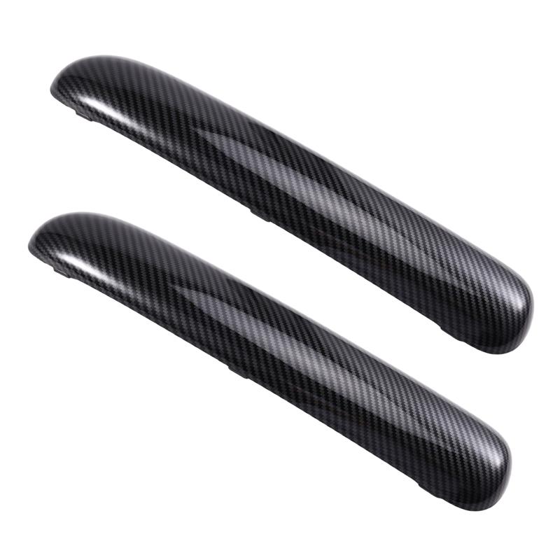 Front Bumper Trim For Mini Cooper R50 2001-2004- Left And Right Side 51116800143 51116800142 Carbon Fiber Pattern