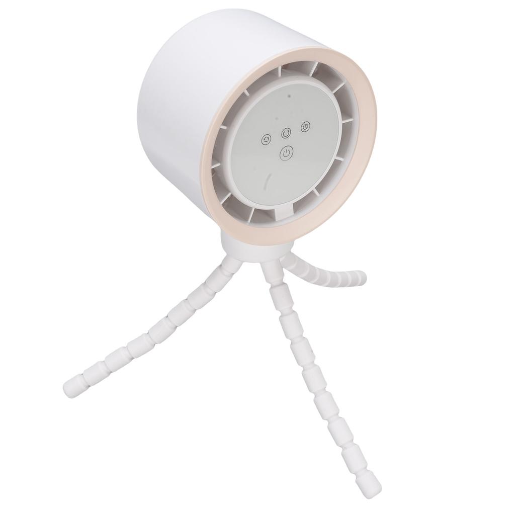 Battery Operated Stroller Digital Diaplay 360 Degree Oscillation Fan Tripod Clip On Flexible Fan 4000mAh