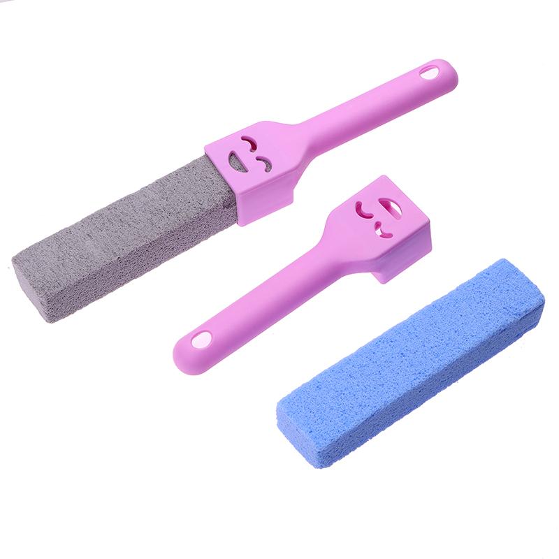 Pumice Stone Cleaning Stick Seat Toilet Limescale Rust Stain Dirt Removal Brush