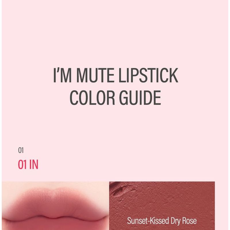 BLESSED MOON - I'm Mute Lipstick - 8 Colors