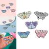 Unique Colorful Butterfly Shape Metal Badge Brooch Gender Pronoun Pin For Accessories