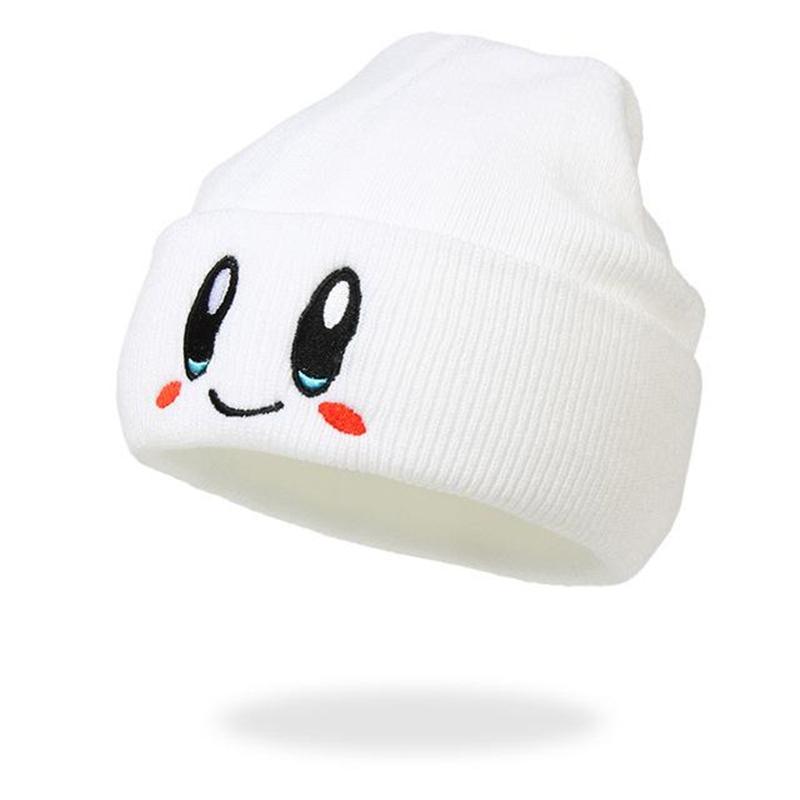 Cute Eye Embroidery Beanie Trendy Candy Color Couple Beanies Casual Coldproof Knit Hats For Women & Men