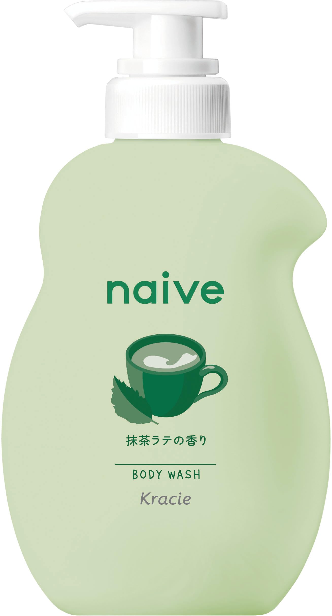 Naive Body Soap [Matcha Latte Scent] Pump 530ml  Body Soap, Body Wash, Soap, Family