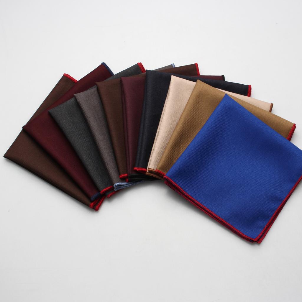 Suit Pocket Towel Men'S British Vintage Plaid Square Towel Wedding Business Suit Shirt Batch Handkerchief