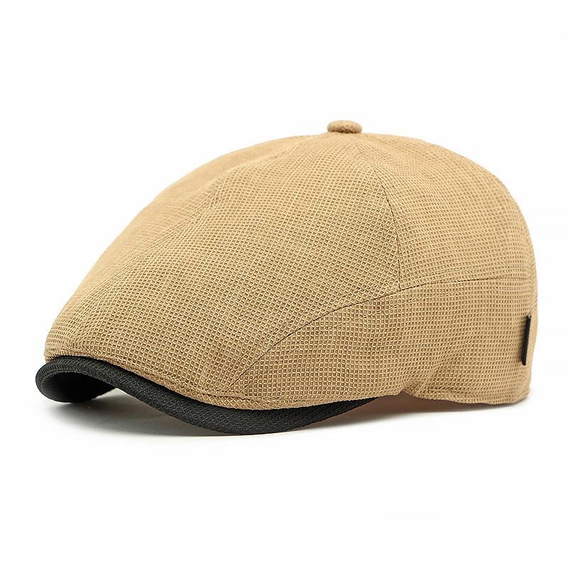 New Men Casual Newsboy Hat Spring Summer Thin Retro Beret Hat Wild Casual Hats Unisex Octagonal Cap Fashion Hip Hop Caps Gorras