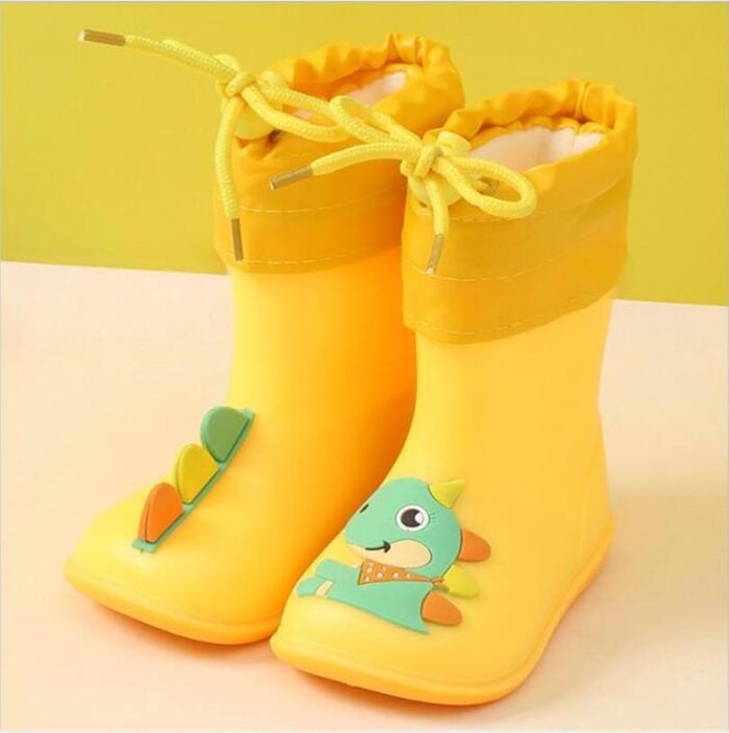 Newest Girl Rainboots Classic Waterproof Children's Shoes Kids Rain Boots Pvc Rubber Boots Kids Baby Water Shoes Boy Rain Boots