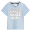 Boss Childrens/Kids Lettering Crew Neck Regular T-Shirt