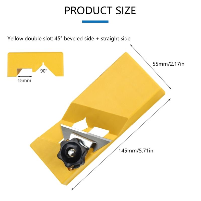 Gypsum Board V Type Chamfering Tool for Home Renovation and DIY Projects with SK5 Blade and Ergonomic Design Easy Carry